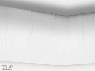 Flex-Deck-Ovalrohr mit Nietpocken