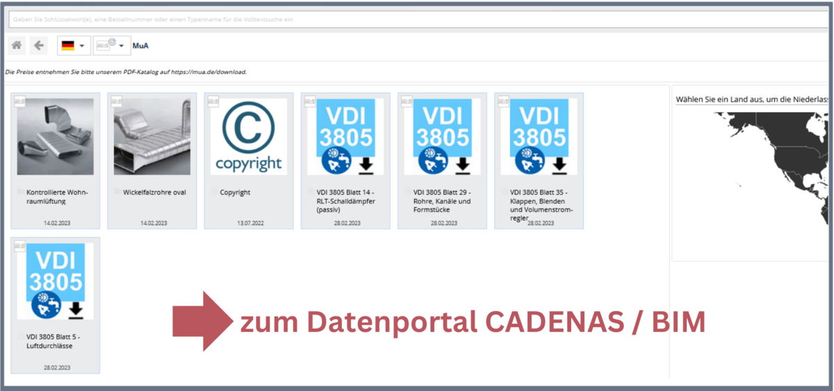 Datenportal CAD/BIM VDI3805