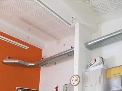 ovale Luftleitungen in Kindergärten