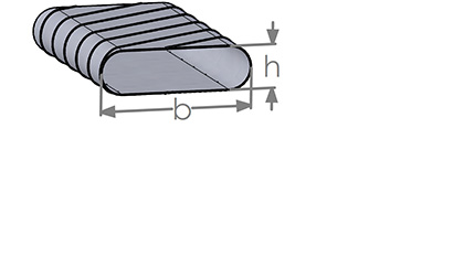 Ovalrohr m+a